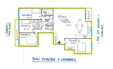 Appartement a vendre Rosny-sous-Bois 93110 Seine-Saint-Denis 105 m2 5 pièces 303000 euros