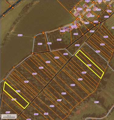 Terrains de loisirs bois etangs a vendre Estréelles 62170 Pas-de-Calais 8061 m2  19000 euros