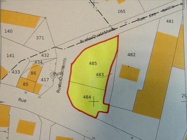 Terrain a batir a vendre Pleyben 29190 Finistère 1115 m2  42400 euros