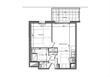 Appartement a vendre Pacé 35740 Ille-et-Vilaine 44 m2 2 pièces 280000 euros