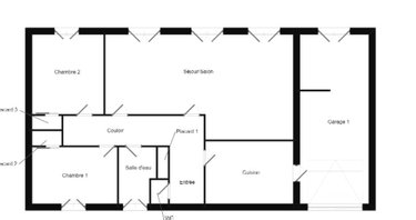 Maison a vendre Tollevast 50470 Manche 90 m2 3 pièces 247400 euros
