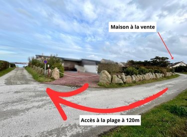 Maison a vendre Fermanville 50840 Manche 154 m2 7 pièces 393960 euros