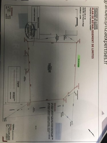 Terrain a batir a vendre Marson 51240 Marne 962 m2  41500 euros