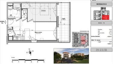 Appartement a vendre Mont-de-Marsan 40000 Landes 43 m2 2 pièces 169600 euros