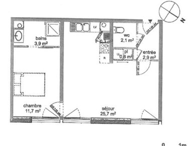 Appartement a vendre Reims 51100 Marne 48 m2 2 pièces 170000 euros