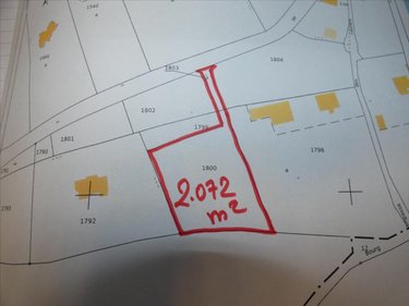 Terrain a batir a vendre Landeleau 29530 Finistère 2072 m2  18576 euros