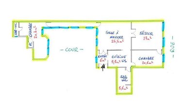 Appartement a vendre Paris 9e arrondissement 75009 Paris 127 m2 4 pièces 1310000 euros