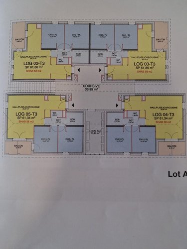 Location appartement Viriat 01440 Ain 61 m2  647 euros