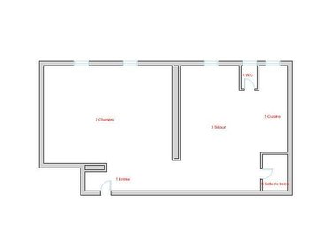 Appartement a vendre Levallois-Perret 92300 Hauts-de-Seine 58 m2 2 pièces 520000 euros