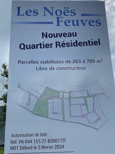 Terrain a batir a vendre Saint-Colomban 44310 Loire-Atlantique 348 m2  60700 euros