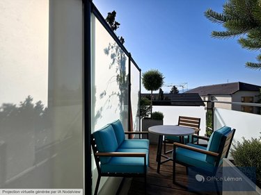 Appartement a vendre Prévessin-Moëns 01280 Ain 58 m2 2 pièces 365000 euros
