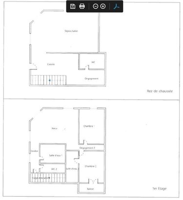Location appartement Coudray 53200 Mayenne 120 m2 4 pièces 620 euros