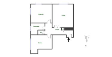 Appartement a vendre Rouen 76000 Seine-Maritime 54 m2  125760 euros