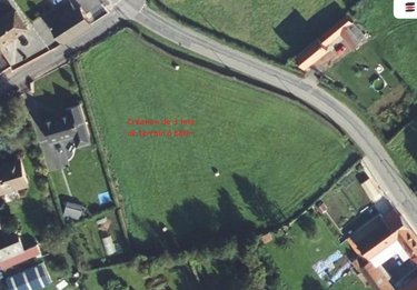 Terrain a batir a vendre Valhuon 62550 Pas-de-Calais 1456 m2  53000 euros