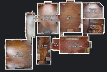 Maison a vendre Pocé-sur-Cisse 37530 Indre-et-Loire 300 m2 12 pièces 398250 euros
