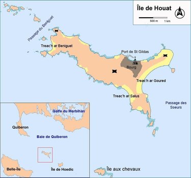 Maison a vendre Île-d'Houat 56170 Morbihan 36 m2 3 pièces 342640 euros