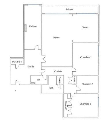 Appartement a vendre Angers 49000 Maine-et-Loire 111 m2 4 pièces 249900 euros