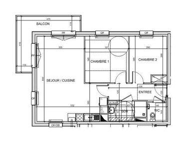 Appartement a vendre Saint-Martin-Boulogne 62280 Pas-de-Calais 60 m2 3 pièces 202000 euros