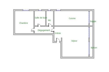 Appartement a vendre Malakoff 92240 Hauts-de-Seine 49 m2 2 pièces 226000 euros