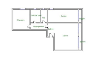 Appartement a vendre Malakoff 92240 Hauts-de-Seine 49 m2 2 pièces 249000 euros