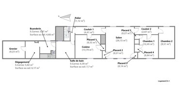 Appartement a vendre Rouen 76000 Seine-Maritime 98 m2  178500 euros