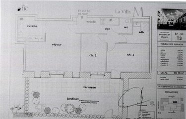 Location appartement Reims 51100 Marne 69 m2 3 pièces 885 euros