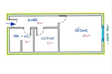 Appartement a vendre Paris 16e arrondissement 75016 Paris 19 m2 1 pièce 262000 euros