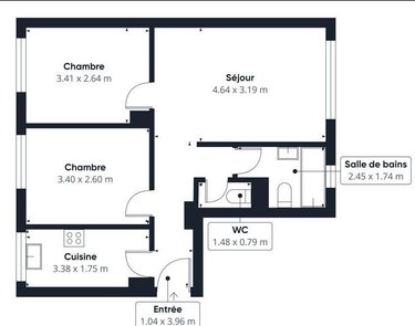 Appartement a vendre Paris 17e arrondissement 75017 Paris 48 m2 3 pièces 357000 euros