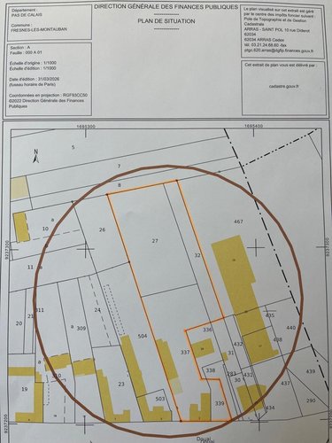 Maison a vendre Fresnes-lès-Montauban 62490 Pas-de-Calais 131 m2 7 pièces 280800 euros