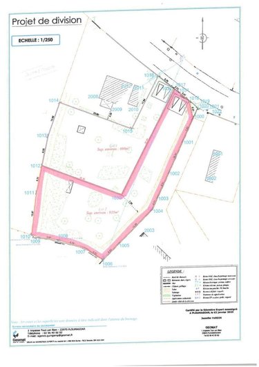 Terrain a batir a vendre Pleubian 22610 Côtes-d'Armor 935 m2  85465 euros