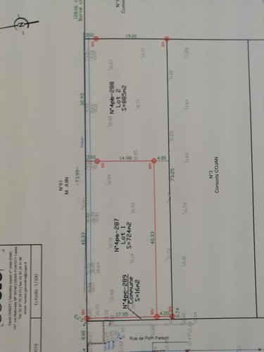 Terrain a batir a vendre Noyal-Pontivy 56920 Morbihan 885 m2  51595 euros