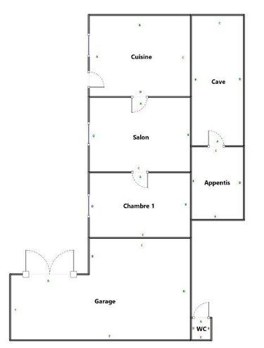 Maison a vendre Mézières-sur-Ponthouin 72290 Sarthe 55 m2 3 pièces 32160 euros