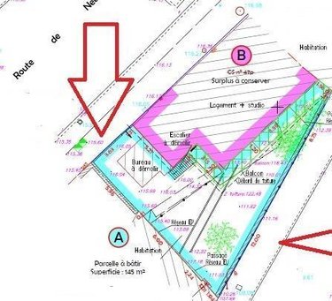 Terrain a batir a vendre Rouen 76000 Seine-Maritime 145 m2  49500 euros