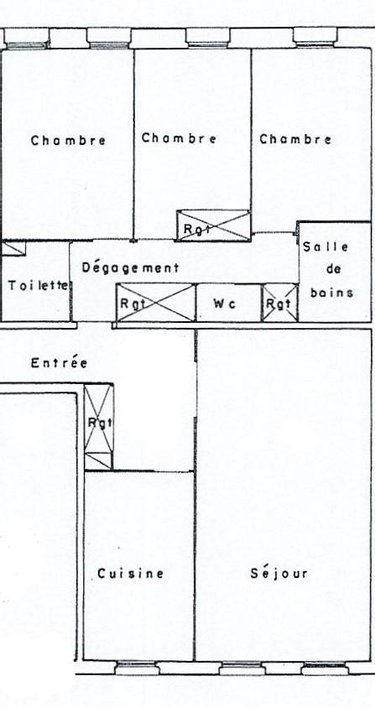 Appartement a vendre Rouen 76000 Seine-Maritime 95 m2  254400 euros