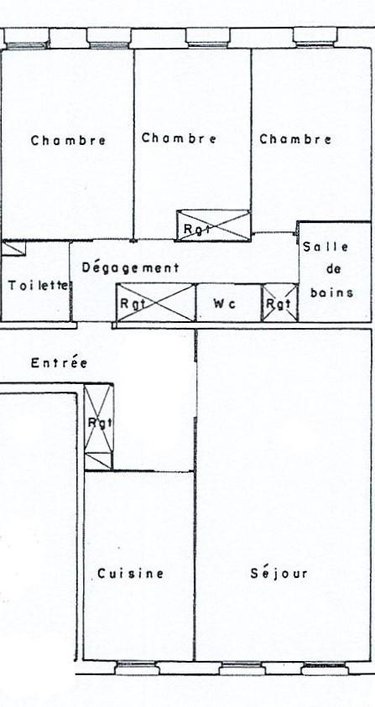 Appartement a vendre Rouen 76000 Seine-Maritime 95 m2  254400 euros