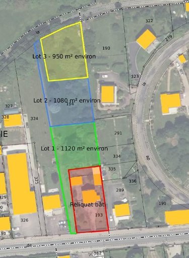 Terrain a batir a vendre Courtenay 45320 Loiret 1020 m2  29700 euros