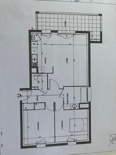 Location appartement Saint-Grégoire 35760 Ille-et-Vilaine 63 m2 3 pièces 706 euros