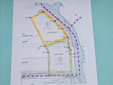 Terrain a batir a vendre Raimbeaucourt 59283 Nord 700 m2  109520 euros