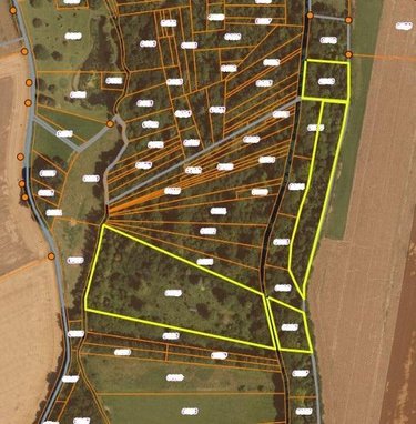 Terrains de loisirs bois etangs a vendre Riencourt 80310 Somme 28432 m2  53000 euros