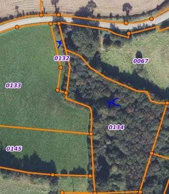 Terrains de loisirs bois etangs a vendre Calanhel 22160 Côtes-d'Armor 8646 m2  10500 euros