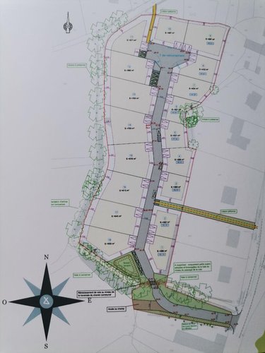 Terrain a batir a vendre Saint-Maugan 35750 Ille-et-Vilaine 684 m2  69800 euros