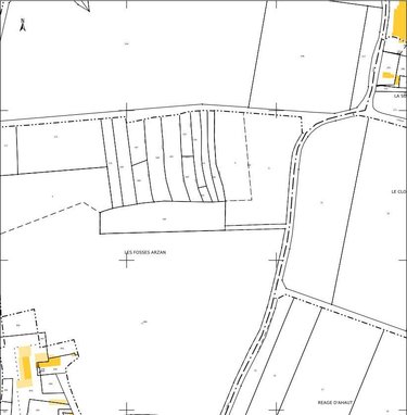 Terrain a batir a vendre Guilliers 56490 Morbihan 3532 m2  4900 euros