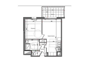 Appartement a vendre Pacé 35740 Ille-et-Vilaine 44 m2 2 pièces 249000 euros