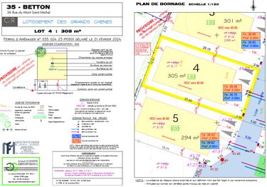 Terrain a batir a vendre Betton 35830 Ille-et-Vilaine 319 m2  135525 euros
