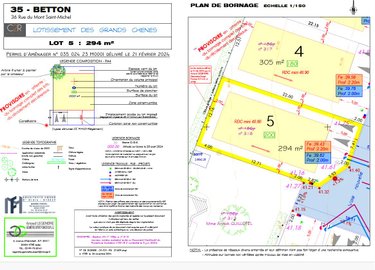 Terrain a batir a vendre Betton 35830 Ille-et-Vilaine 319 m2  95000 euros