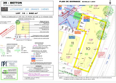 Terrain a batir a vendre Betton 35830 Ille-et-Vilaine 319 m2  95000 euros