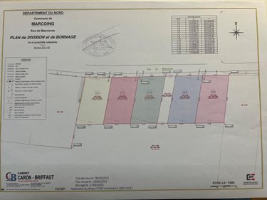 Terrain a batir a vendre Marcoing 59159 Nord 826 m2  49300 euros