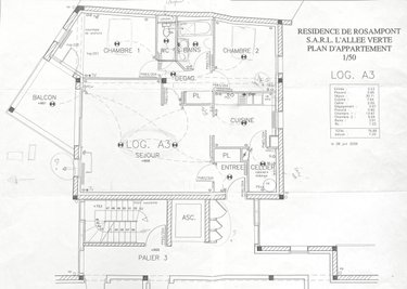 Appartement a vendre Lannion 22300 Côtes-d'Armor 75 m2 3 pièces 262780 euros