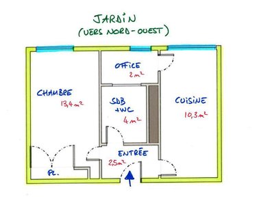 Appartement a vendre Meudon 92190 Hauts-de-Seine 32 m2 1 pièce 75000 euros