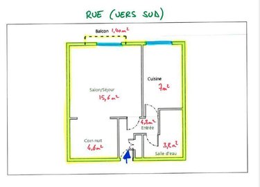 Appartement a vendre Paris 16e arrondissement 75016 Paris 36 m2 2 pièces 333000 euros